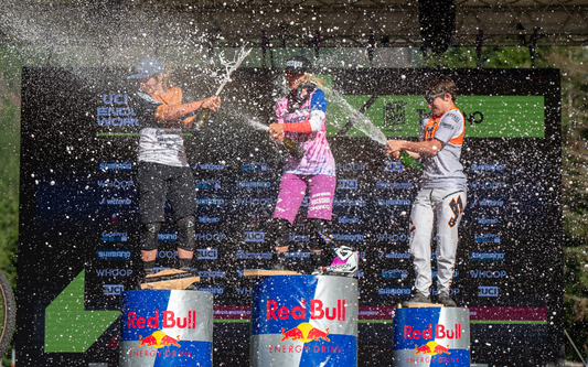 Melanie Pugin sale sul podio nella quinta tappa del circuito EDR a Canazei